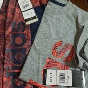 BOYS ADIDAS 2 PIECE SHORT &TEE 7